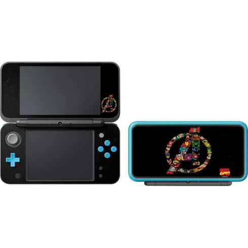 Marvel Classic Comics Avengers Logo Nintendo 2DS XL (2017) Skin
